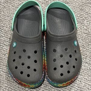 CROCS Black Loafers and Slip-Ons with Chunky Design